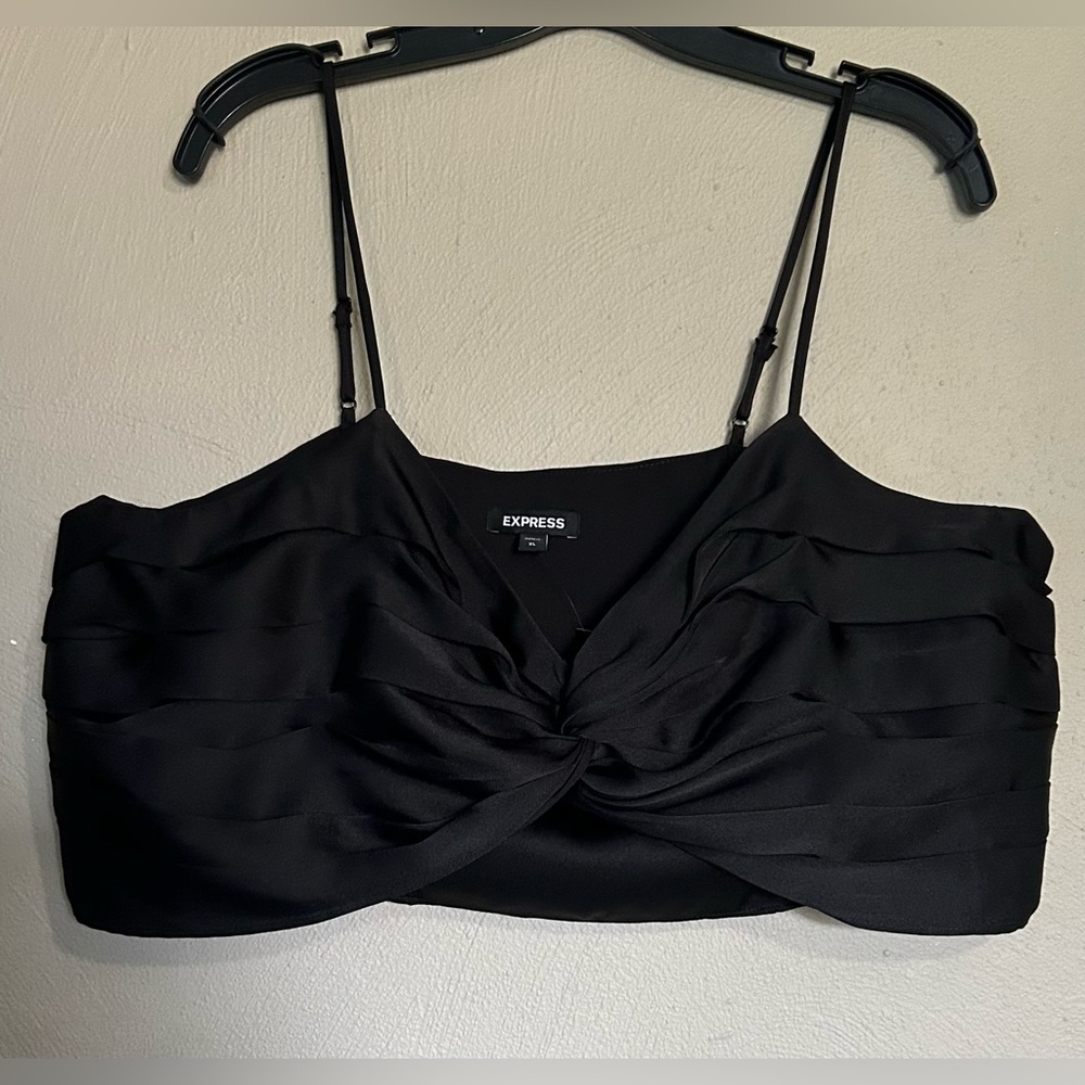 Pleated Crop Top